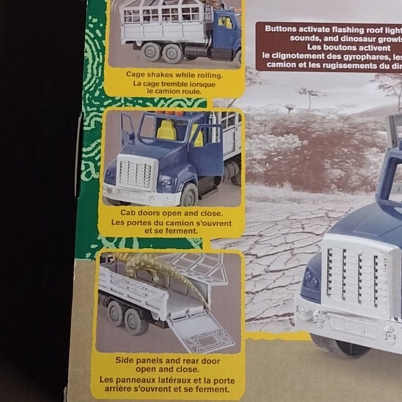 Terra by Battat T-Rex Transport Toy Dinosaur & Truck with Lights & Sounds NEW! - Picture 5 of 5